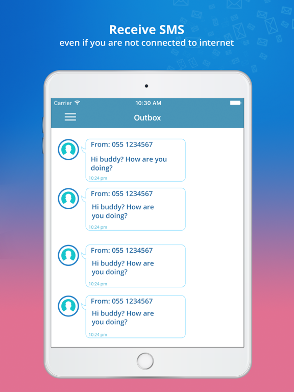 SMS Arrow iPad screenshot