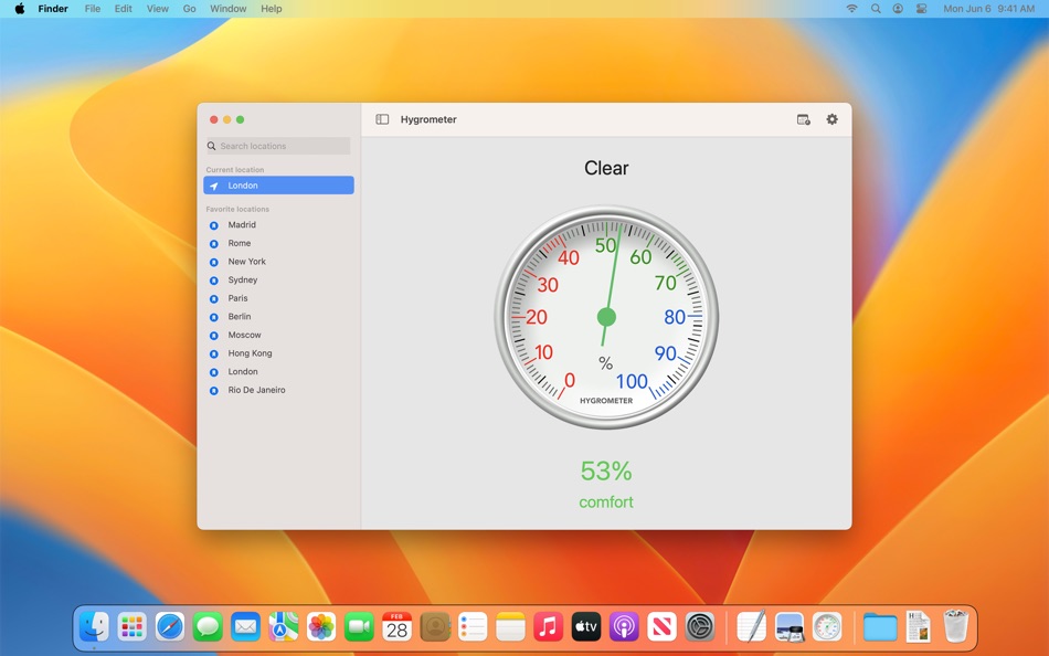 #1. Hygrometer - Check humidity (macOS) 由: LionsApp di Nallbati Elton