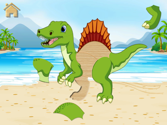 Dino Puzzle - childrens games iPad screenshot 5 - Games app
