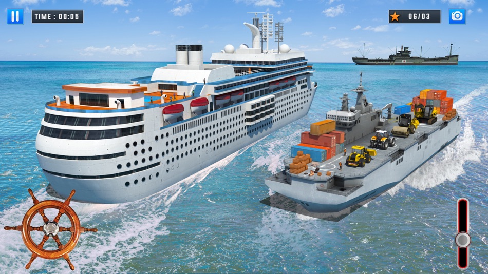 #3. Ship Simulator Cruise Driving (iOS) Podle: Frigate Games