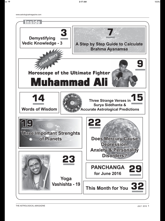 The Astrological eMagazine