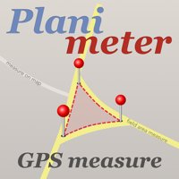 Planímetro GPS medida zona