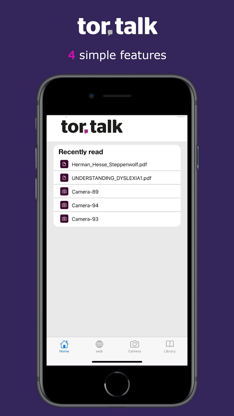 TorTalk - Text To Speech screenshot 1