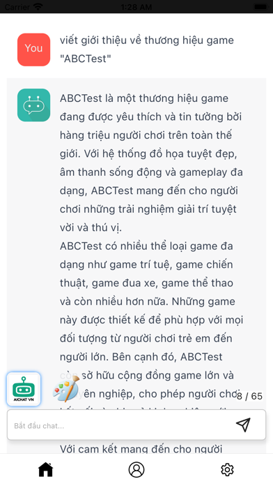 AICHAT VN Screenshot