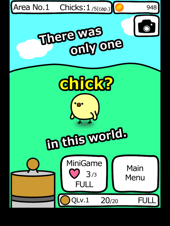 Screenshot #4 pour Feed Chicks! - weird cute game