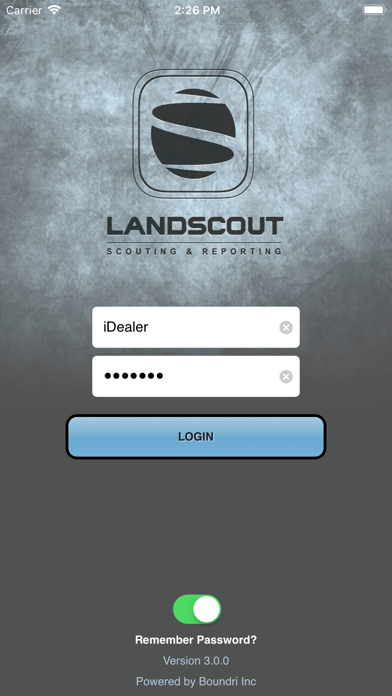 Landscout 2 iPhone screenshot 1 - Business app