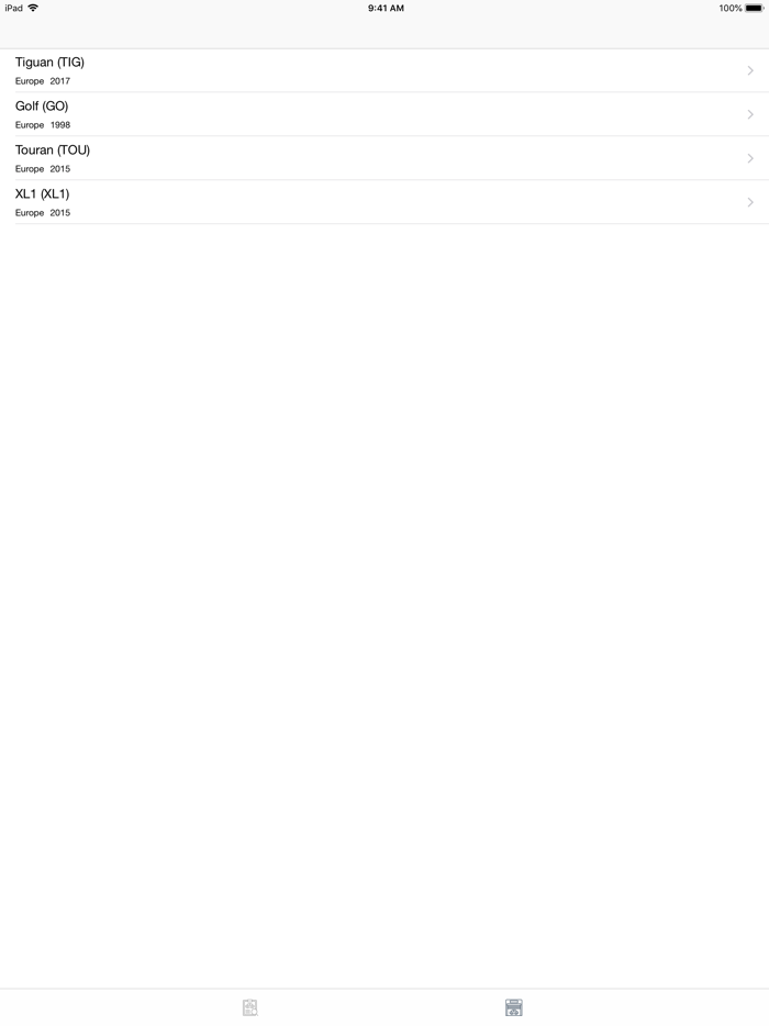 Car parts for Volkswagen