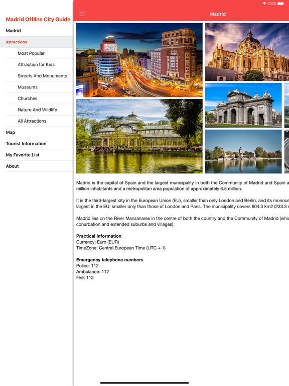 Screenshot #5 pour Madrid Offline City Guide
