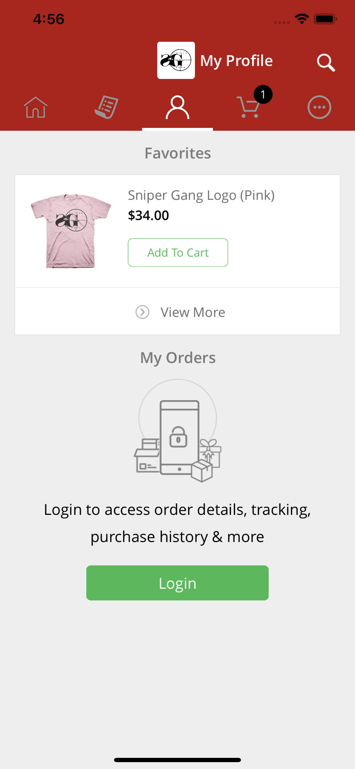 Sniper Gang Apparel App