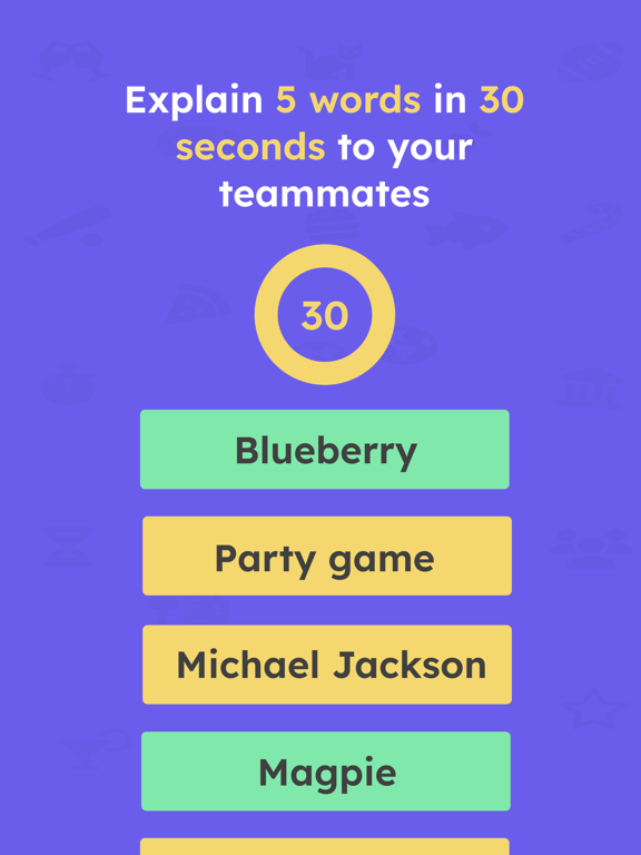 30 seconds: Five in Thirty