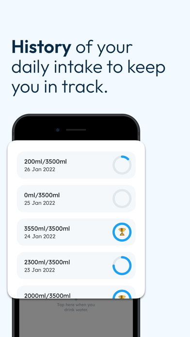 DrinkU: Water Tracker Reminder Screenshot