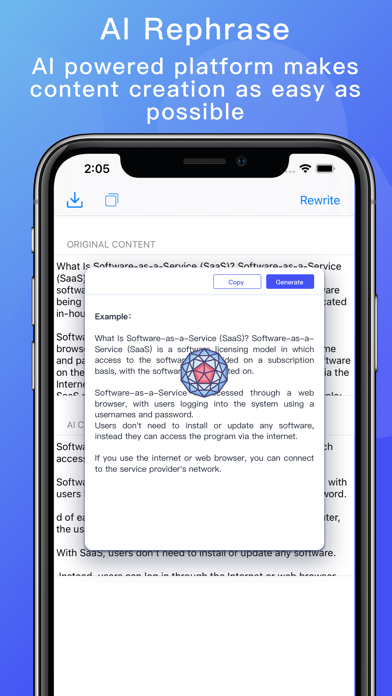 AICopy - Article,Copy,Essay AI Screenshot