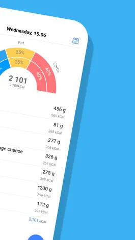 Game screenshot EatFit | Calorie counter apk
