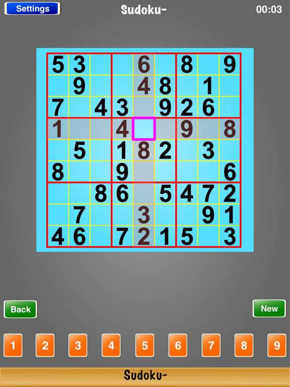 Screenshot #1 for Sudoku-