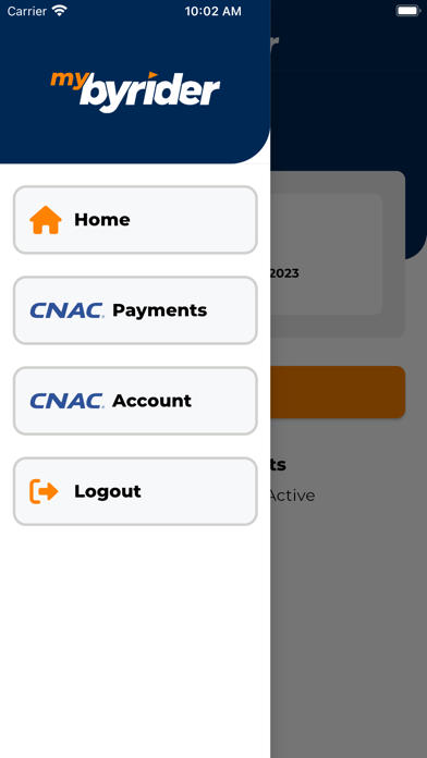 MyByrider Screenshot