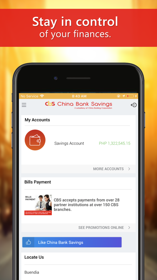 #2. CBS Personal Mobile App (iOS) By: China Bank Savings, Inc.