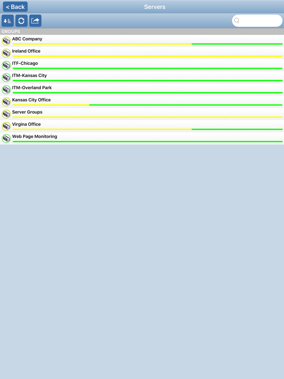 PA Server Monitor for iPhone iPad screenshot 4 - Business app