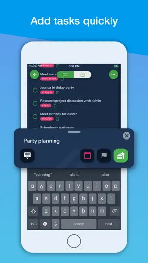 Capture d'écran de HibiDo: Todo, Calendar & Notes sur iPhone 7