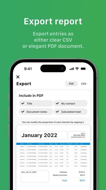 Tiny Hours Tracker, Time Clock screenshot-7