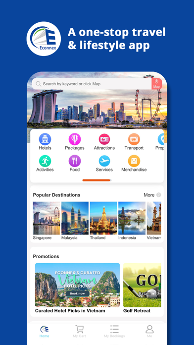 Econnex: Travel, Hotel, Cruise Screenshot