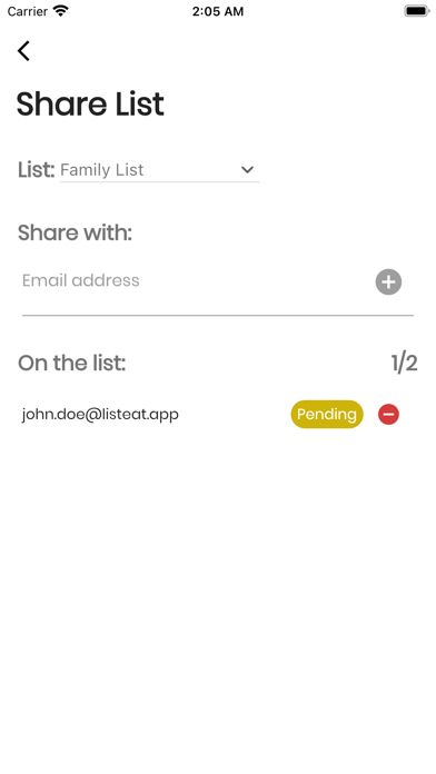 ListEat Screenshot
