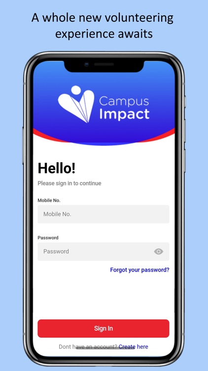 CampusImpact Volunteer App