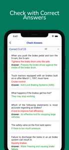 Indiana CDL Permit Practice screenshot #8 for iPhone
