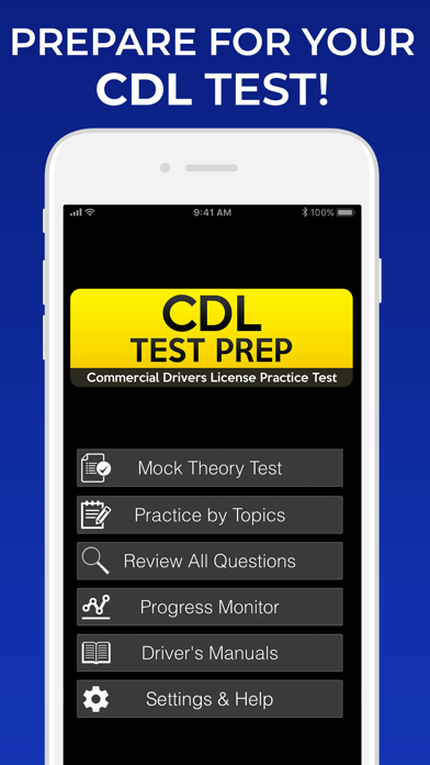 Screenshot #1 pour CDL Test Prep: Practice Tests