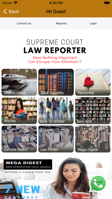 Screenshot #1 pour Supreme Court Law Reporter