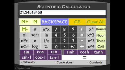 Screenshot #1 pour Scientific Calculator Pro++