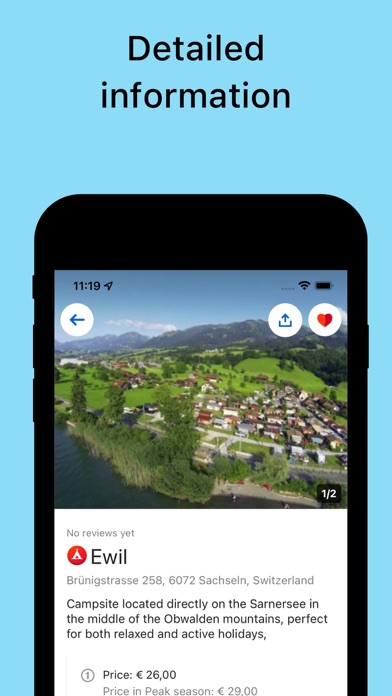 Campy: RV Camping Parks Europe Screenshot