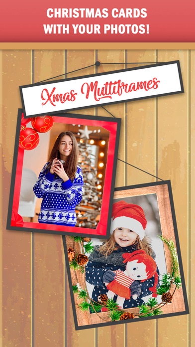 Christmas Photo Frames Editor. Screenshot