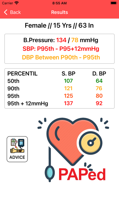 Screenshot #3 pour Pediatric Blood Pressure AAP