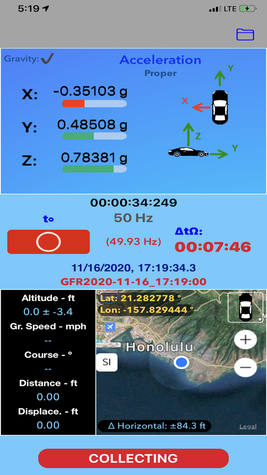 #4. G-Field Recorder (iOS) 来自: Stratos Perception, LLC