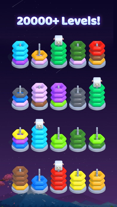 Hoop Sort - Color Ring Puzzle Screenshot