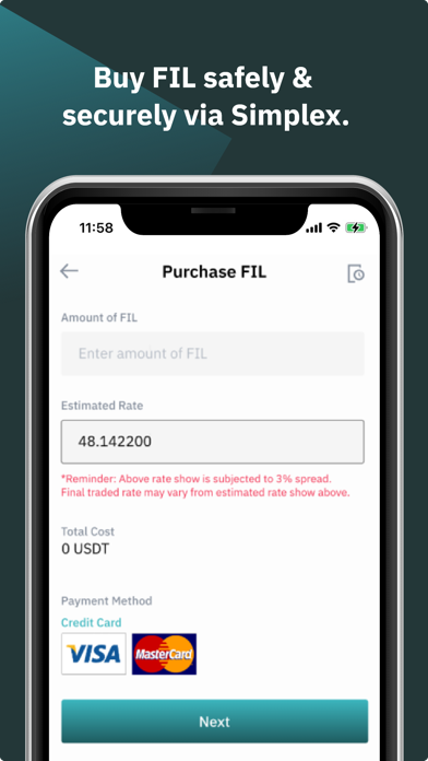 FILEX - Cloud Mining Platform Screenshot