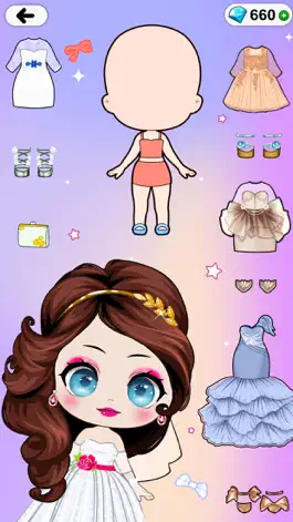 Game screenshot Doll Dress Up, Makeup Games hack
