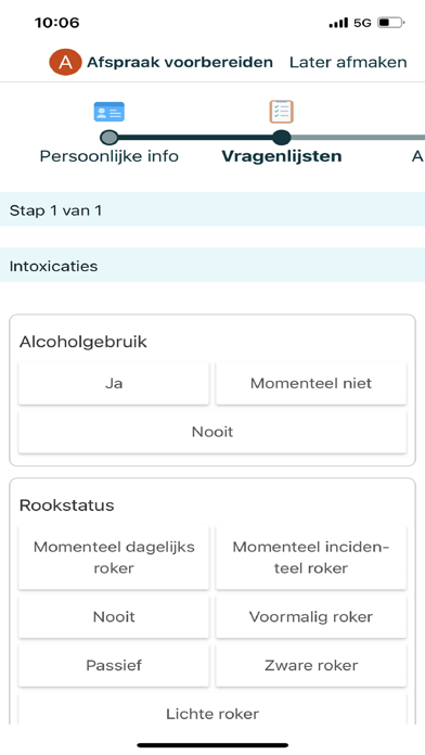 Mijn Dossier Amsterdam UMC Screenshot