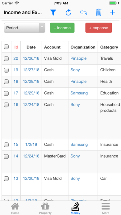Nano Home Inventory Screenshot