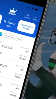 sports betting picks - kingpin iphone screenshot 2