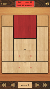 Klotski puzzle game screenshot