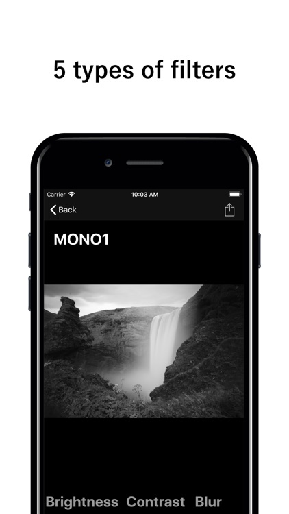 Mono Cam - B&W photo App