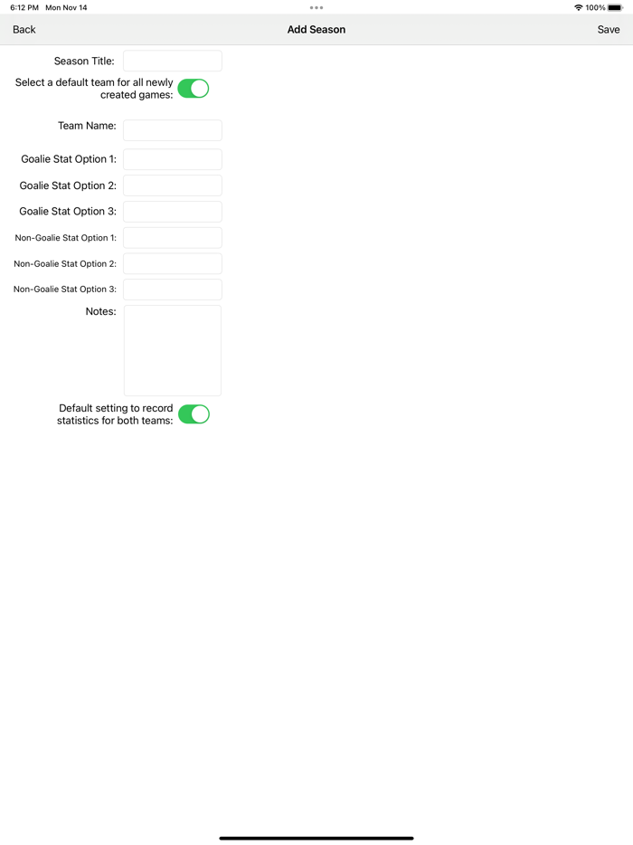 Field Hockey Statistics