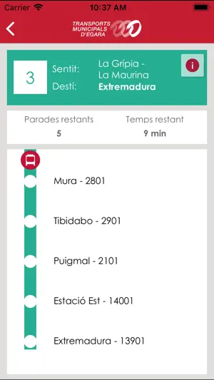 TMESA - Bus Terrassa screenshot 3