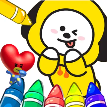 BT21 Coloring Book Art Cheats