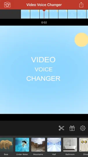 Скриншот Video Voice Changer-Fun Editor на iPhone 3
