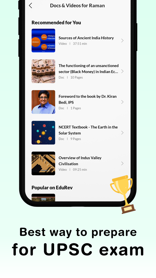 #2. UPSC (IAS) Exam Preparation (iOS) 由: EDUREV LEARNING PRIVATE LIMITED