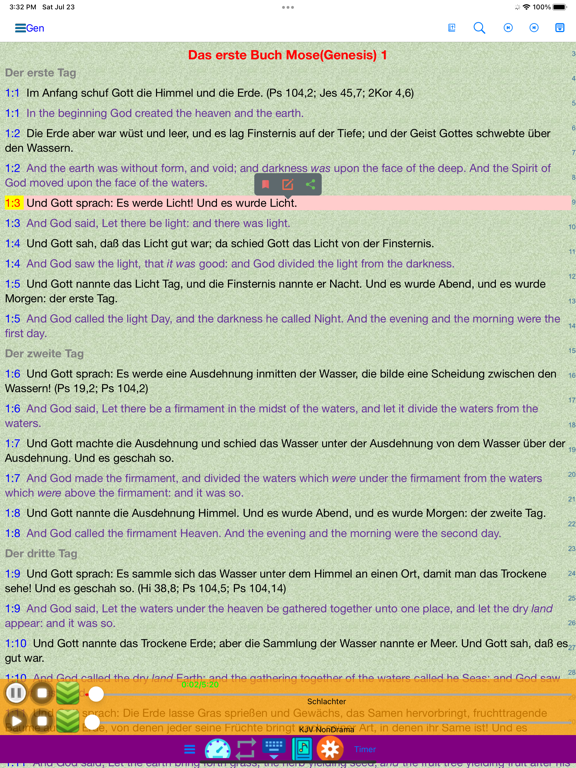 Screenshot #4 pour Deutsch Schlachter Audio Bibe
