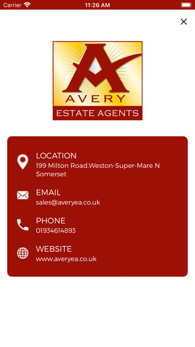 Avery Estate Agents Screenshot
