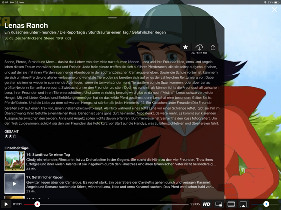 TV Pro Mediathek Kids · iPad screenshot 5 - Entertainment app
